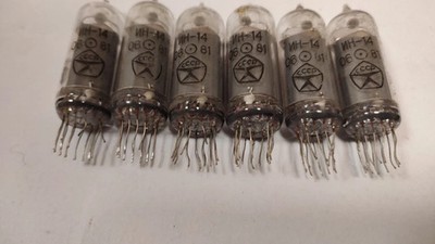 Lot of 4pcs IN-14 NIXIE TUBES GARANTY WORKING IN14