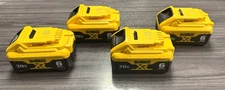 (4) DEWALT XR DCB206 20V MAX 6 AH Battery 20 Volt Not Working B2-4