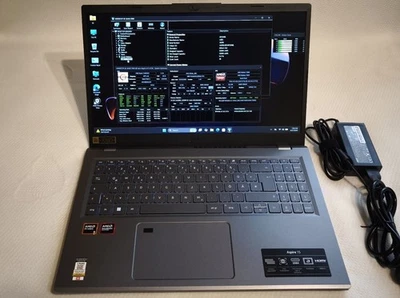 ACER ASPIRE 15, AMD RYZEN 5 8640HS, RADEON 760M, 16GB DDR5 RAM, 512GB SSD - Bild 1 von 4