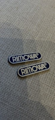 2 X Rimowa Koffer, Aufkleber, Sticker Black Schwarz Aluminium Neu