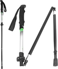 Travel Folding Trekking Hiking Pole with Carrying Case, Collapsible Cane