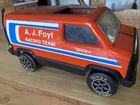 TONKA  A. J. Foyt Van  Orange Vintage USA