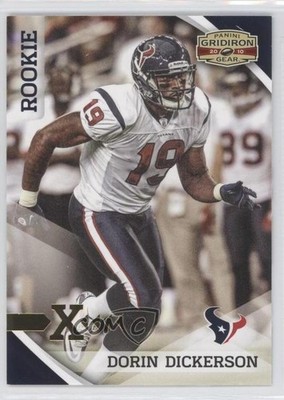 2010 Panini Gridiron Gear Gold X's 58/100 Dorin Dickerson #186 Rookie RC 0b5