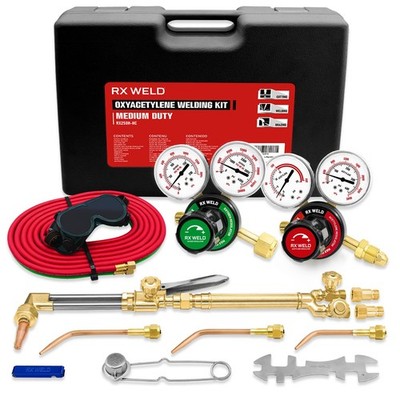 RX WELD Medium Duty Torch Kit Oxy Acetylene Cutting