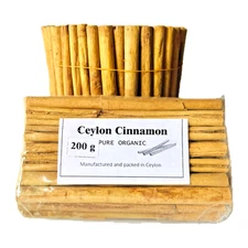 Ceylon True Cinnamon - 100% Pure Organic Ceylon Cinnamon Sticks from Sri Lanka
