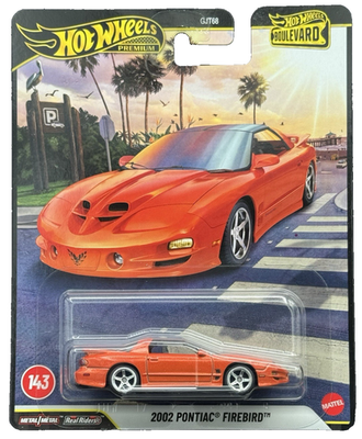 Hot Wheels Premium 2025 Boulevard #143 Orange 2002 Pontiac