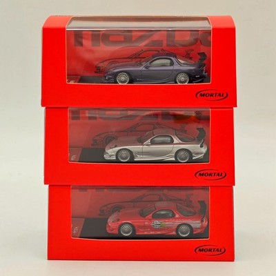 Mortal 1:64 Mazda RX-7 Veilside Diecast Toys Car Models Hobby Collection Gifts