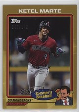 2024 Topps x Chris Berman Boomer's Baseball Gold /149 Ketel Marte #65 1ta7