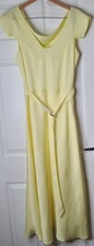 Image of Ted Baker Neomi Yellow Dress, UK Size 12