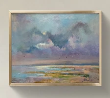 Original Impressionist Painting on 14 in x11 in Canvas - Signed by the Artist