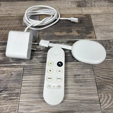 Google Chromecast 4k Google TV Streaming GZRNL - Snow