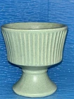 McCoy Floraline USA 470 Pedestal Compote Planter Vintage MCM Art Pottery Marked
