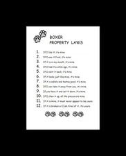 Boxer - CUSTOM MATTED - Dog Art Print - P/L