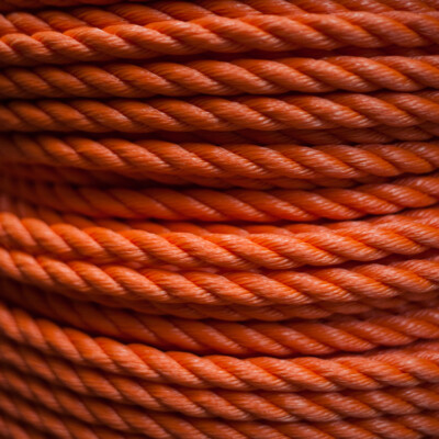 PP Seile orange gedreht - Online & Markthandel PP Seile orange gedreht - Online & Markthandel