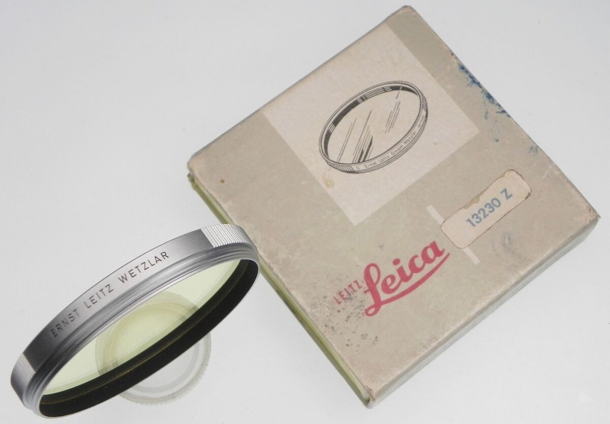 Leica 13230Z Ernst Leitz Wetzlar E-58 0 Filter Leica 13230Z Ernst Leitz Wetzlar E-58 0 Filter