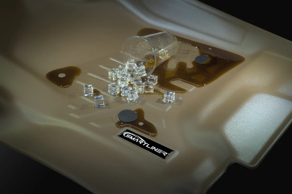 SMARTLINER Custom Fit Floor Mats 2 Row Liner Tan OEM TPE SUV 2019-2025 Audi Q3 Foto 4 de 4