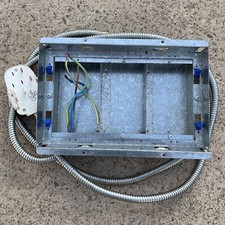 Legrand /Elecktrak floor box c/w Elektrak Plug, Cable, Steel Kopex - Used