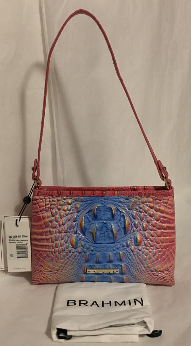 BRAHMIN Melbourne LORELEI Small Shoulder Lthr Bag HOPEWELL OMBRE