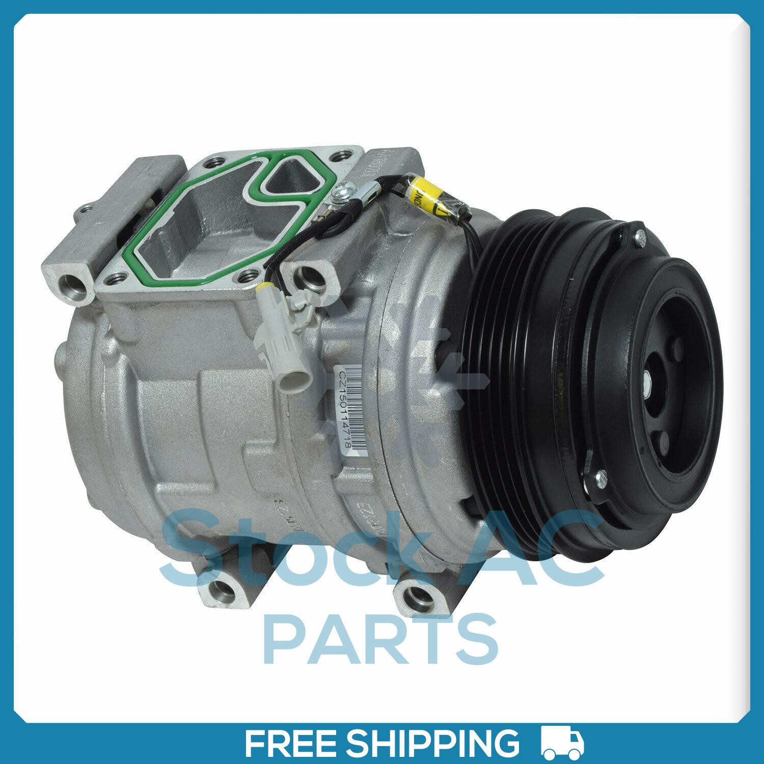 New AC Compressor for Toyota T100 1994 to 1996 & Tacoma 1995 to 2004 - 2.4L 2.7L - Picture 1 of 8