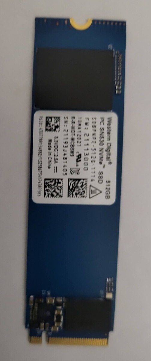 ✓Western Digital SN530 512GB M.2 2280 NVMe SSD Drive SDBPNPZ-512G