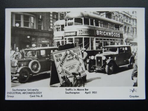Southampton TRAFFIC in ABOVE BAR c1931 RP Postkarte von Pamlin Repro Karte 8 - Bild 1 von 2