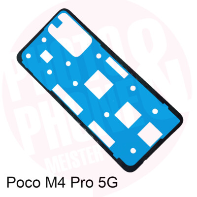 Xiaomi Poco M4 Pro 5G Akkudeckel Klebefolie Kleber Backcover Rahmen Adhesive