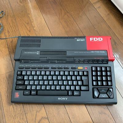 SONY MSX2 HB-F1XD Retro game computer Energization check SONY MSX2 HB-F1XD Retro game computer Energization check