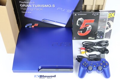 PS3 GRAN TURISMO 5 RACING PACK limited edition Blue CECH-2500A GT 