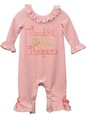 baby girl thanksgiving romper