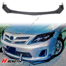Carbon Fiber Style Front Bumper Lip Spoiler For Toyota Corolla 2008-2012