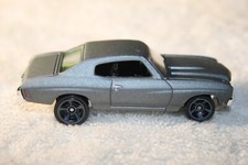 NEW HOT WHEELS 1970 FLAT GRAY CHEVY CHEVELLE SS FAST FURIOUS MUSCLE CAR