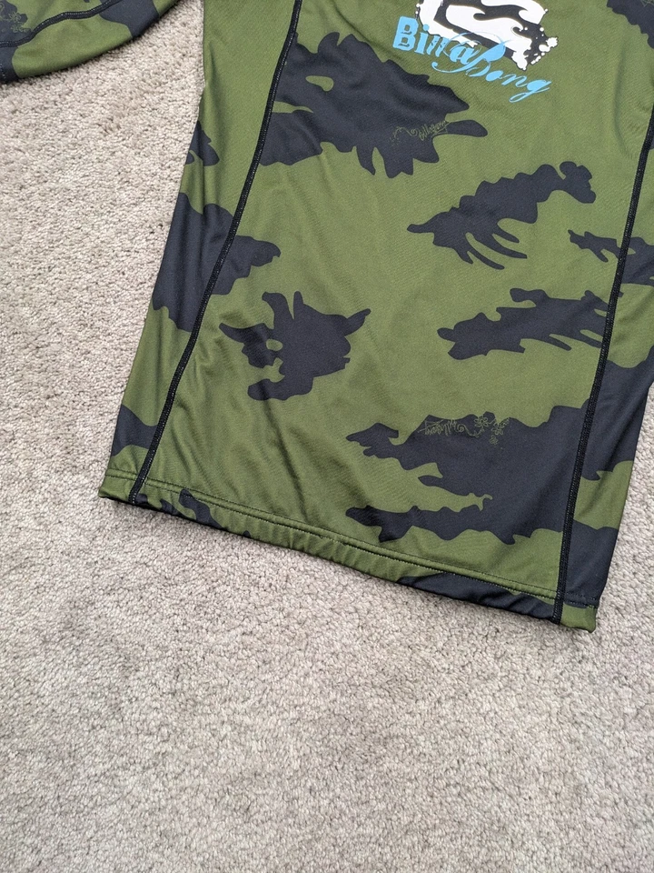 Protector contra erupciones Billabong niños XL extra grande camuflaje cuello redondo proteger la piel FPS 50+ Foto 2 de 4