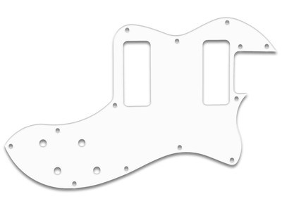 MODERN PLAYER  TELE  THINLINE DELUXE WHITE PG f. FENDER  3 PLY WBW USA PICKGUARD