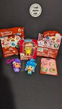 Strawberry Shortcake Bundle - x2 Bag Clips /4pk Buttons /Mini Figure