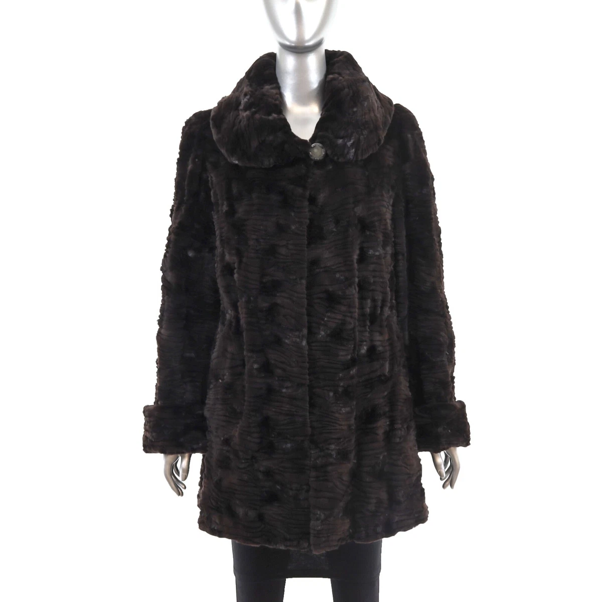 Sheared mink best sale jacket