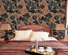 3D Brown Vintage G8008 Wallpaper Wall Murals Removable Self-adhesive Honey