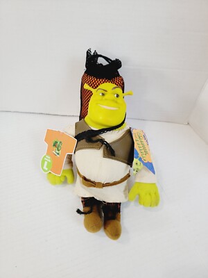 2007 DreamWorks Universal Shrek the Third 3 Plush + Youth Shirt Size Large L NWT