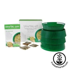 Organic Sprouting Kit-Complete Kitchen Sprout Garden Food Vegetables