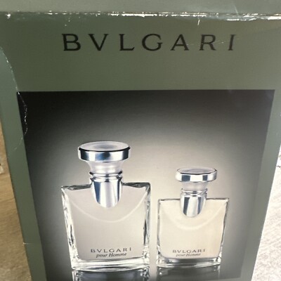 Bvlgari Pour Homme EDT 3.4oz gift set NEW IN BOX. Vintage | eBay