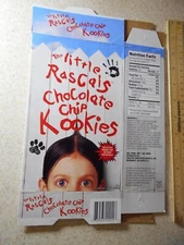 The Little Rascals Movie Vintage 1994 CHOCOLATE CHIP Cookies BOX Flattened