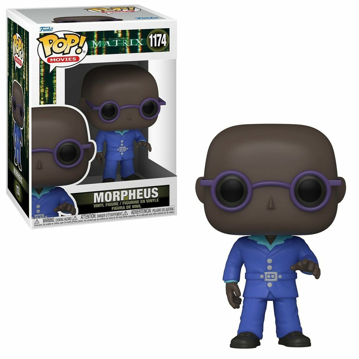 MORPHEUS THE MATRIX FUNKO POP! MOVIES VINYL FIGURE #1174 NEW BOX