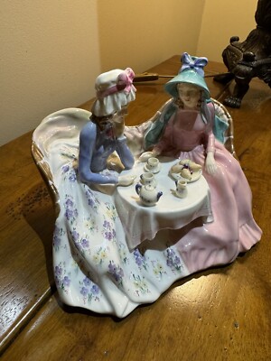 SELTENER ROYAL DOULTON NACHMITTAGSTEE HN 1747 FRÜHE GRÜNE SCHRIFTMARKE
