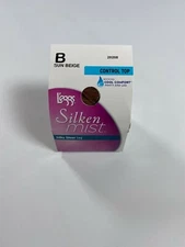 L'eggs Silken Mist Sun Beige Control Top Pantyhose/Tights NEW! NWT