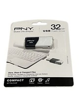 PNY 32 GB USB Flash Drive Compact Attache NEW