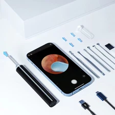 Hot gift  Ear Wax Remover Tool Otoscope Ear Pick Scoop With 1296 HD Camera