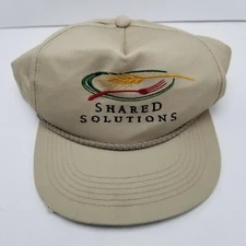 Shared Solutions Philip Morris Agricultural Hat Cap Beige Adult Snapback Bg4