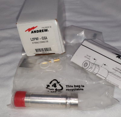 Andrew N-Female Connector L2PNF-GSA ~ Heliax LDF2-50 Coaxial Cable