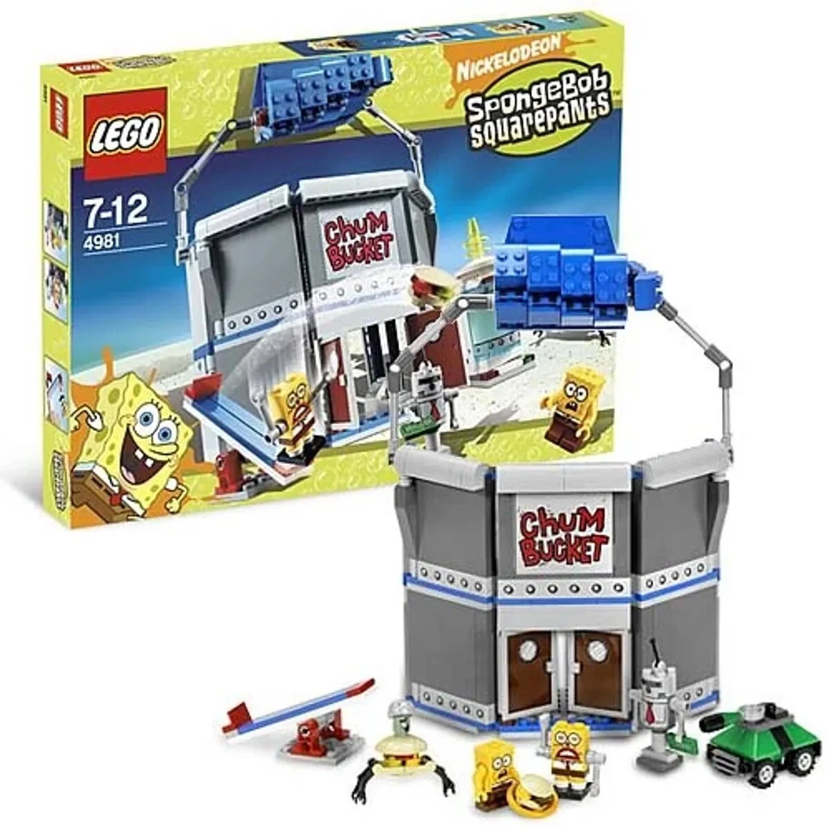 LEGO SpongeBob SquarePants: The Chum Bucket (4981) 90% Complete