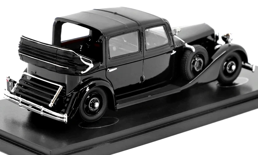 wonderful resin-modelcar 1:43 TATRA 80 LANDAULET 1935 - black - open top - Image 2 of 2