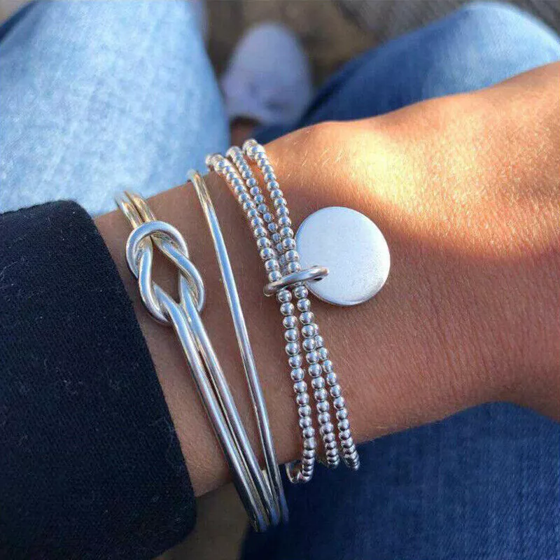 Women's silver shop cuff bracelets